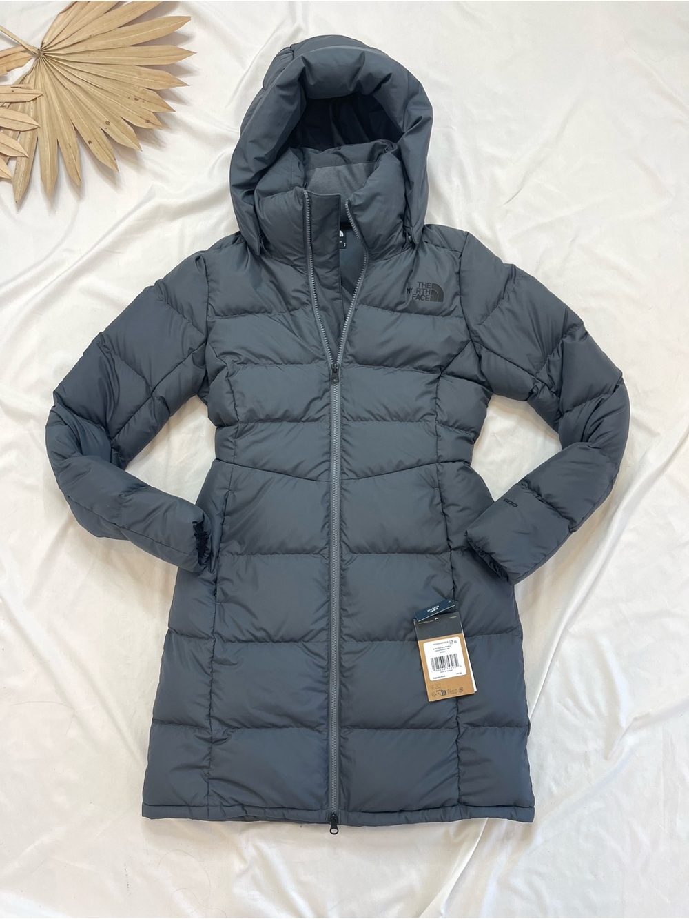 The North Face Metropolis 600 Fill Power Down Vanadis Grey Puffer Jacket Coat
